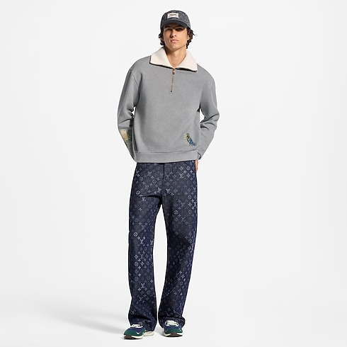 Widok Dżinsy Monogram Surplus w stylu skate na sylwetce
