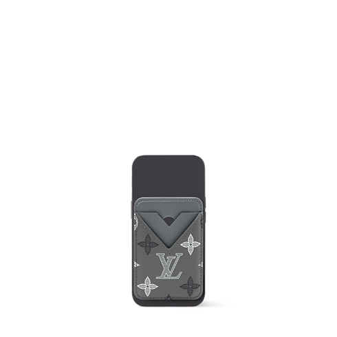 Etui na karty Porte-Cartes Magnet Monogram Shadow in Mężczyźni's Portfele i drobna galanteria skórzana Wszystkie portfele i małe wyroby skórzane collections by Louis Vuitton (Powiększenie produktu)