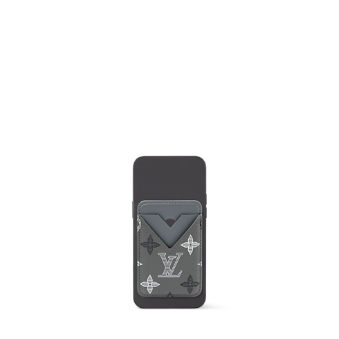 Etui na karty Porte-Cartes Magnet Monogram Shadow in Mężczyźni's Portfele i drobna galanteria skórzana Wszystkie portfele i małe wyroby skórzane collections by Louis Vuitton (Powiększenie produktu)