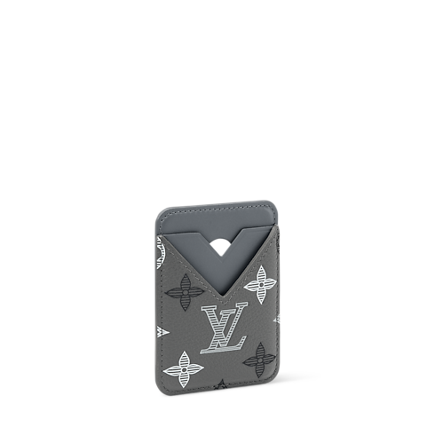 Etui na karty Porte-Cartes Magnet Monogram Shadow in Mężczyźni's Portfele i drobna galanteria skórzana Wszystkie portfele i małe wyroby skórzane collections by Louis Vuitton (Powiększenie produktu)
