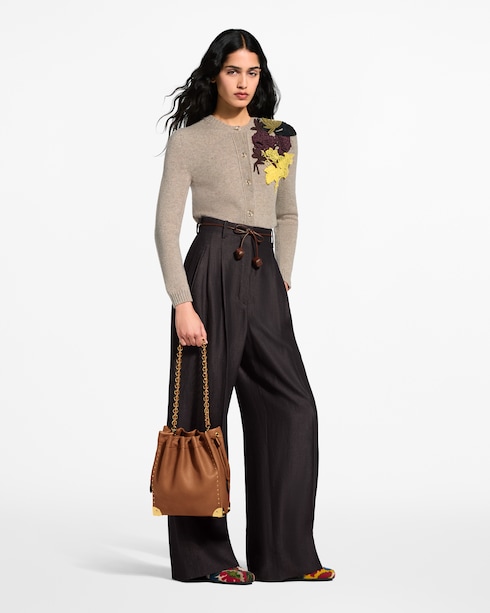 Floral Detail Cardigan in Women's Ready-to-Wear Knitwear collections by Louis Vuitton
