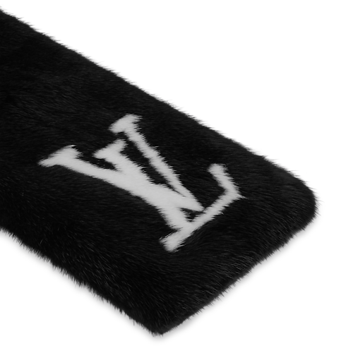 Futrzany szalik LV Initiales S00 in Mężczyźni's Akcesoria Szaliki collections by Louis Vuitton (Powiększenie produktu)