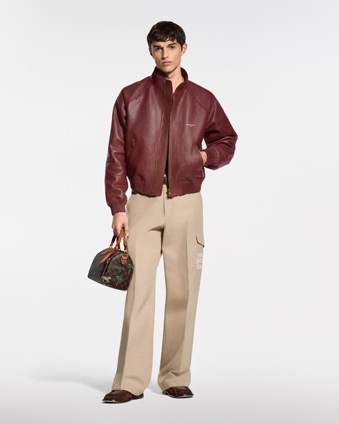 Grained Leather Jacket in Les Extraordinaires's High-End Ready-to-Wear } collections by Louis Vuitton