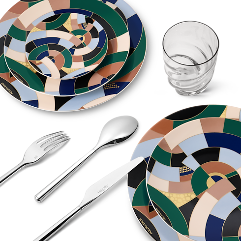 Illusion Set of 2 Bread Plates in Kufry, Podróże i Dom's Artykuły Domowe i Zastawa Stołowa Sztuka ucztowania collections by Louis Vuitton (Powiększenie produktu)