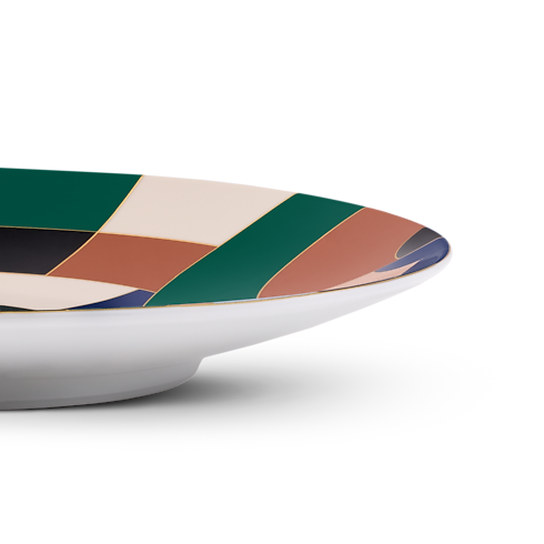 Illusion Set of 2 Dessert Plates in Kufry, Podróże i Dom's Artykuły Domowe i Zastawa Stołowa Sztuka ucztowania collections by Louis Vuitton (Powiększenie produktu)