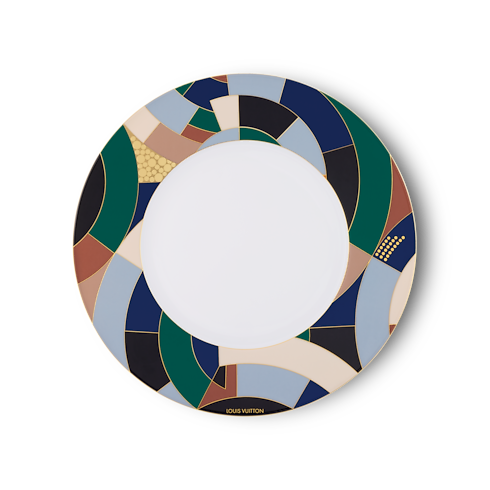 Illusion Set of 2 Dinner Plates in Kufry, Podróże i Dom's Artykuły Domowe i Zastawa Stołowa Sztuka ucztowania collections by Louis Vuitton (Powiększenie produktu)