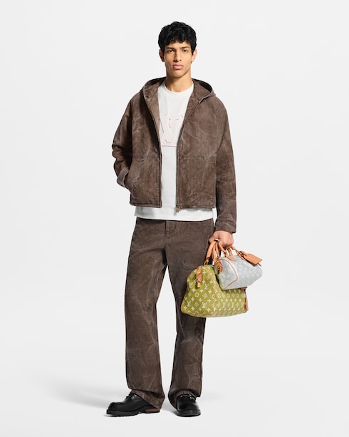 Men - Monogram Jacquard Denim Skate Trousers Men Ready-to-Wear Denim Collection | LOUIS VUITTON