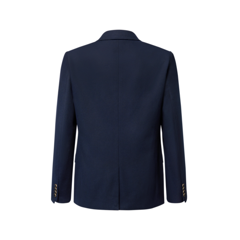 Jednorzędowa marynarka Denim Notch Lapel in Mężczyźni's Odzież Kolekcja Denim collections by Louis Vuitton (Powiększenie produktu)