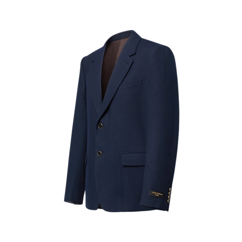 Jednorzędowa marynarka Denim Notch Lapel in Mężczyźni's Odzież Kolekcja Denim collections by Louis Vuitton (Powiększenie produktu)