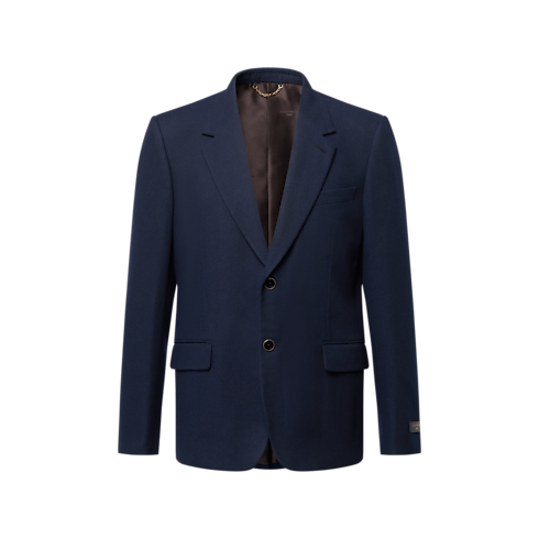 Jednorzędowa marynarka Denim Notch Lapel in Mężczyźni's Odzież Kolekcja Denim collections by Louis Vuitton (Powiększenie produktu)