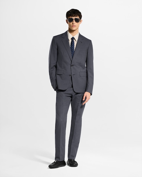 New - Jacquard Single-Breasted Gaston Jacket New For Men New Formal | LOUIS VUITTON