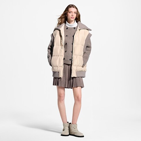 Kamizelka Pikowana z Prążkowanym Dołem in Kobiety's Odzież Płaszcze i kurtki collections by Louis Vuitton (Powiększenie produktu)