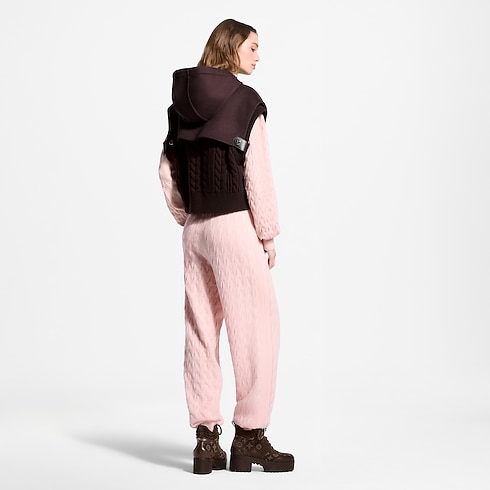 Kamizelka Zapinana na Zamek z Wstawką Dzianinową in Kobiety's Odzież Płaszcze i kurtki collections by Louis Vuitton (Powiększenie produktu)