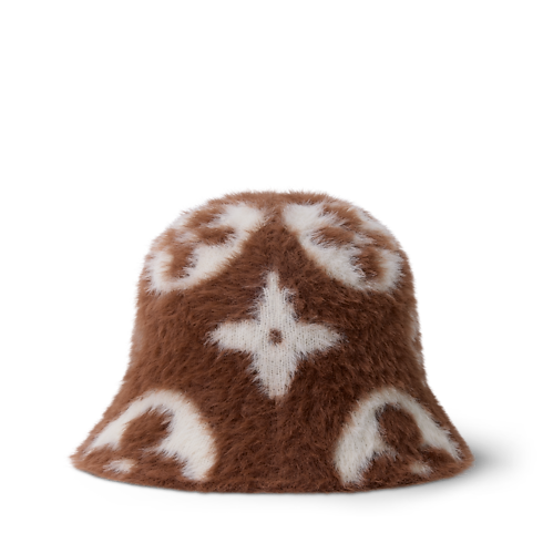 Kapelusz LV Fluffy Monogram Hat S00 in Kobiety's Akcesoria Kapelusze, rękawiczki i skarpetki collections by Louis Vuitton (Powiększenie produktu)