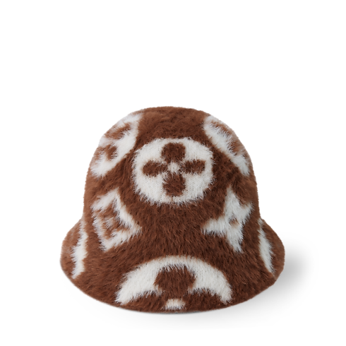 Kapelusz LV Fluffy Monogram Hat S00 in Kobiety's Akcesoria Kapelusze, rękawiczki i skarpetki collections by Louis Vuitton (Powiększenie produktu)