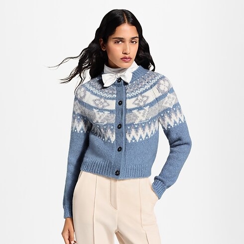 Kardigan Alpine Knit in Kobiety's Odzież Topy i Koszule collections by Louis Vuitton (Powiększenie produktu)