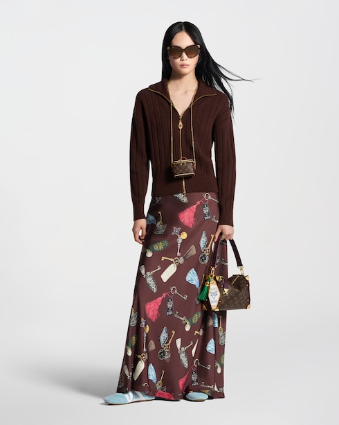 Ribbed-Knit Zip-Up Cardigan in Women's Ready-to-Wear Knitwear collections by Louis Vuitton