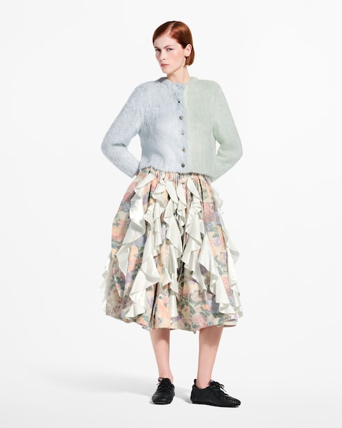 Double Jewel Button Brushed Cardigan in Women's Ready-to-Wear Knitwear collections by Louis Vuitton