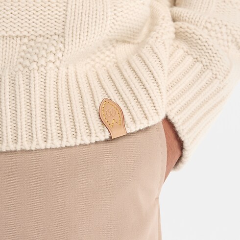 Kaszmirowy sweter z długim rękawem in Mężczyźni's Odzież Odzież collections by Louis Vuitton (Powiększenie produktu)