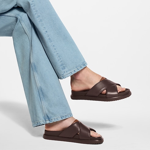Klapki LV Atlas in Mężczyźni's Buty Sandały collections by Louis Vuitton (Powiększenie produktu)