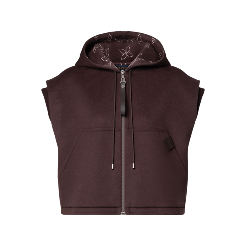 Knit Insert Zip-Up Gilet in Kobiety's Odzież Płaszcze i kurtki collections by Louis Vuitton (Powiększenie produktu)