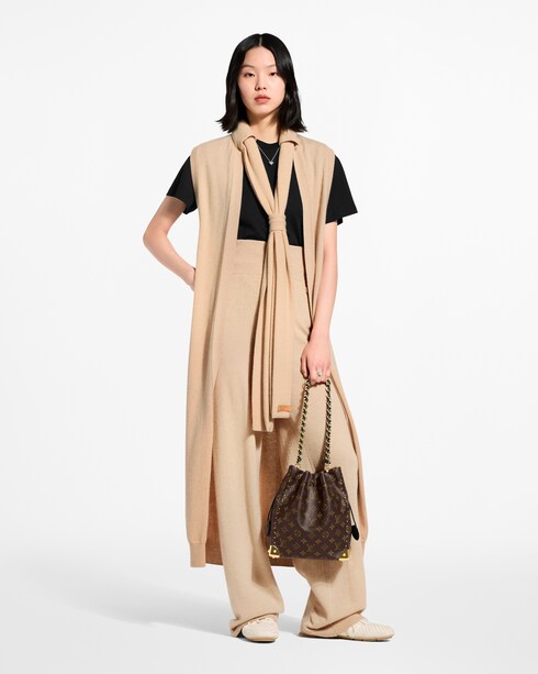 Knot Collar Longline Gilet in Women's Ready-to-Wear Knitwear collections by Louis Vuitton