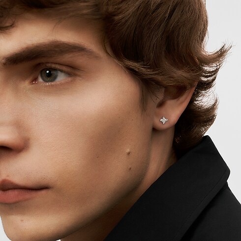 Kolczyk LV Diamonds, szlif LV Monogram Star in Biżuteria's Kolekcje LV Diamonds collections by Louis Vuitton (Powiększenie produktu)