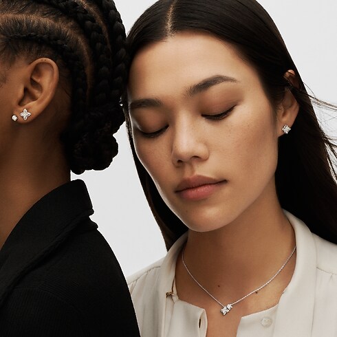 Kolczyk LV Diamonds, szlif LV Monogram Star in Biżuteria's Kolekcje LV Diamonds collections by Louis Vuitton (Powiększenie produktu)