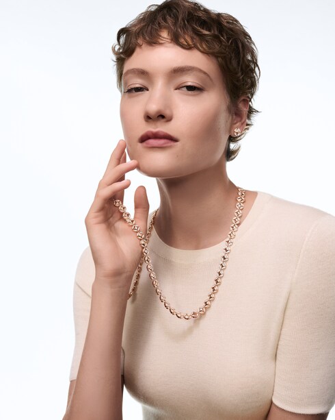 Galaxie Ear Studs, Rose Gold and Diamonds in Les Extraordinaires's Jewelry Earrings collections by Louis Vuitton