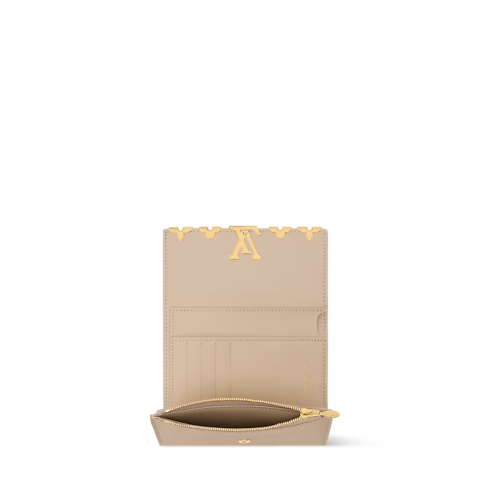 Kompaktowy portfel Capucines Capucines in Kobiety's Portfele i mała galanteria skórzana Kompaktowe i długie portfele collections by Louis Vuitton (Powiększenie produktu)