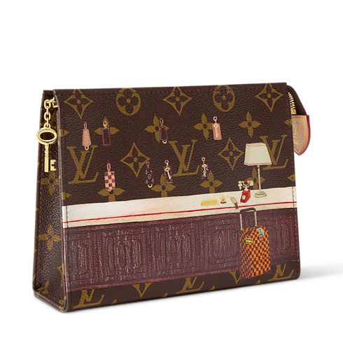 Kosmetyczka Poche Toilette Płótno Monogram in Kobiety's Podróże Akcesoria podróżne collections by Louis Vuitton (Powiększenie produktu)
