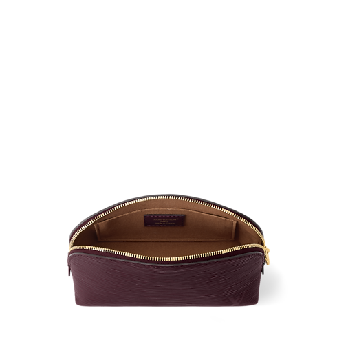 Kosmetyczka Pochette Cosmétique PM Skóra Epi in Kufry, Podróże i Dom's Torby podróżne i Walizki na kółkach Akcesoria podróżne collections by Louis Vuitton (Powiększenie produktu)