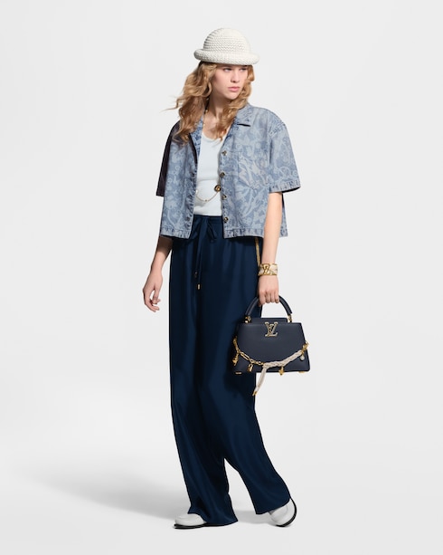 قميص LV Bloom من الدنيم in النساء's الملابس البلايز collections by Louis Vuitton
