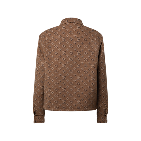 Koszula Monogram Double Face Overshirt in Mężczyźni's Odzież Odzież collections by Louis Vuitton (Powiększenie produktu)
