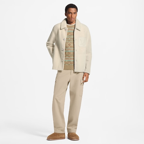 Koszula wierzchnia Shearling Workwear in Mężczyźni's Odzież Odzież collections by Louis Vuitton (Powiększenie produktu)