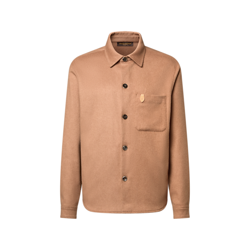 Koszula wierzchnia z włosia młodego wielbłąda in Mężczyźni's Odzież Odzież collections by Louis Vuitton (Powiększenie produktu)