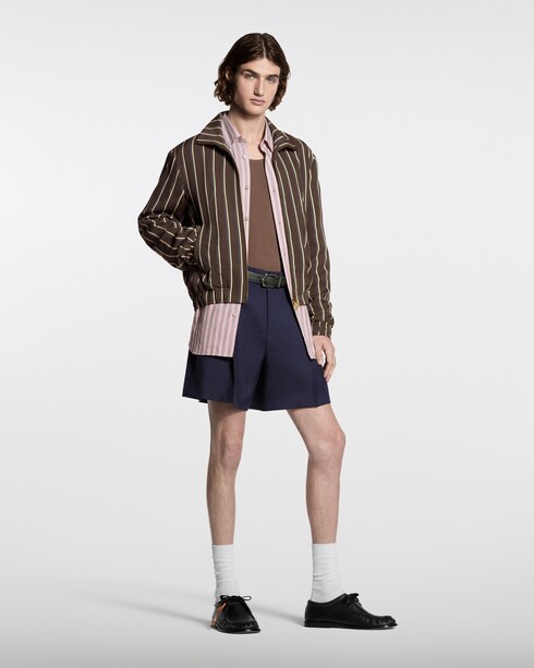 Striped Long-Sleeved Shirt in New's For Men Spring-Summer 2026 Show collections by Louis Vuitton