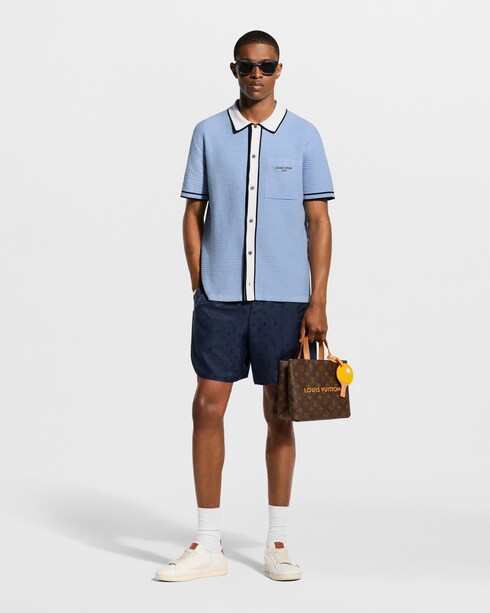 Waffle Signature Short-Sleeved Shirt in Men's Ready to Wear Shirts collections by Louis Vuitton