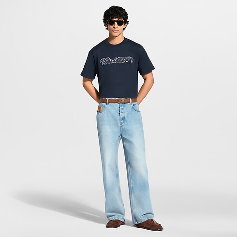 Koszulka Denim Signature in Mężczyźni's Odzież Koszulki i koszulki polo collections by Louis Vuitton (Powiększenie produktu)
