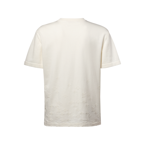 Koszulka Gradient Signature Jacquard Short-Sleeved Crewneck in Mężczyźni's Odzież Dzianiny i bluzy collections by Louis Vuitton (Powiększenie produktu)