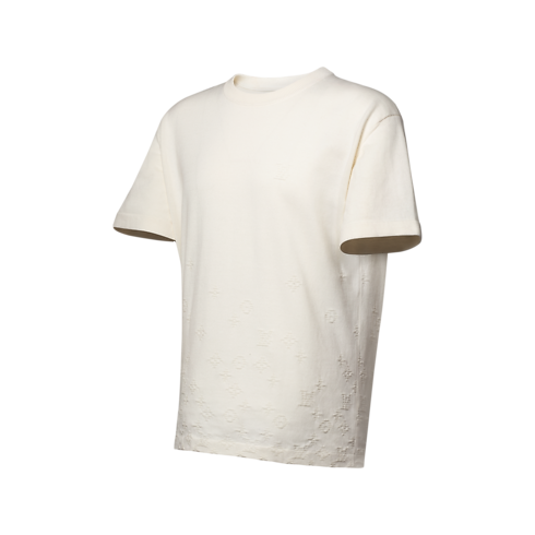 Koszulka Gradient Signature Jacquard Short-Sleeved Crewneck in Mężczyźni's Odzież Dzianiny i bluzy collections by Louis Vuitton (Powiększenie produktu)