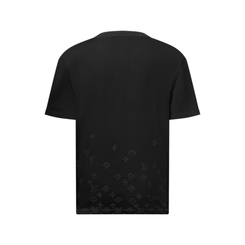 Koszulka Gradient Signature Jacquard Short-Sleeved Crewneck in Mężczyźni's Odzież Dzianiny i bluzy collections by Louis Vuitton (Powiększenie produktu)