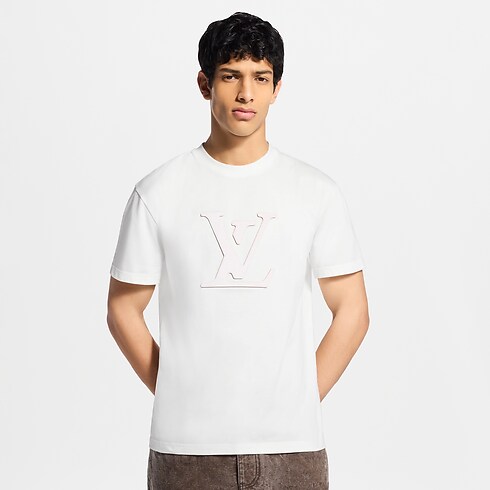 Koszulka Laser Cut Signature in Mężczyźni's Odzież Koszulki i koszulki polo collections by Louis Vuitton (Powiększenie produktu)