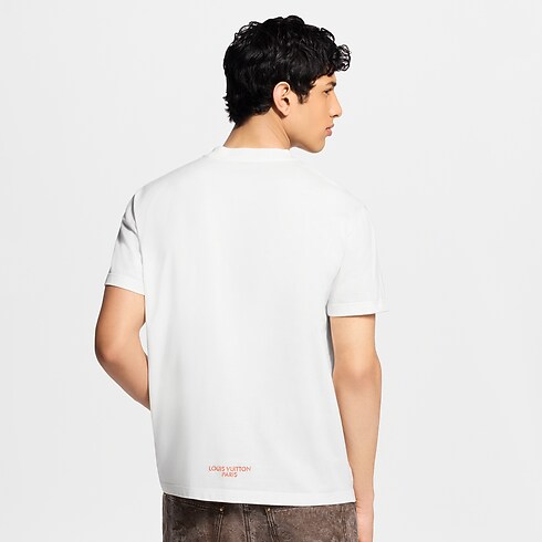 Koszulka Laser Cut Signature in Mężczyźni's Odzież Koszulki i koszulki polo collections by Louis Vuitton (Powiększenie produktu)