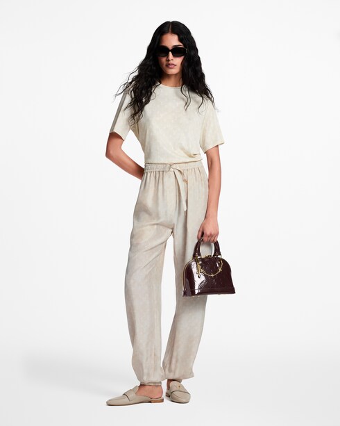 Camiseta Monogram Cloud Mujer Prêt-à-Porter Tops | LOUIS VUITTON