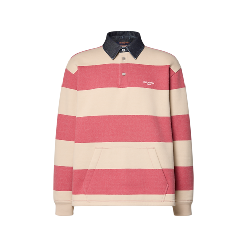 Koszulka polo w paski z długim rękawem in Mężczyźni's Odzież Odzież collections by Louis Vuitton (Powiększenie produktu)