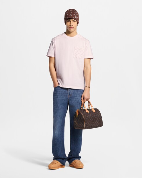 T-shirt a maniche corte con firma riflettente Uomo Abbigliamento T-Shirt e Polo | LOUIS VUITTON