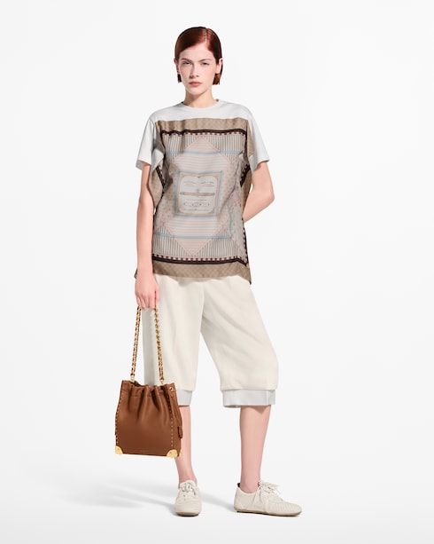 Trunk Scarf Front T-Shirt in Women's Ready to Wear Tops collections by Louis Vuitton