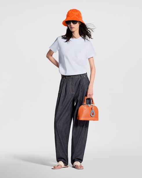 Broderie Anglaise Pocket T-Shirt in Women's Ready-to-Wear Tops collections by Louis Vuitton