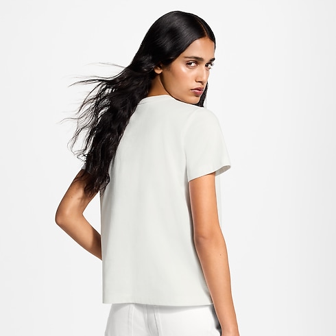 Koszulka z kieszenią z sygnaturą in Kobiety's Odzież T-shirty i Bluzy collections by Louis Vuitton (Powiększenie produktu)